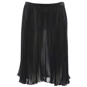 Trussardi black silk skirt